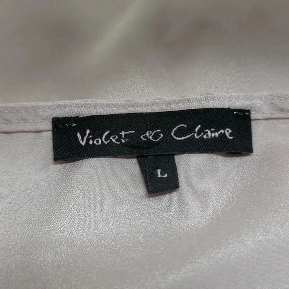 Violet & Claire Sleeveless Blouse Size Large - Picture 5 of 7